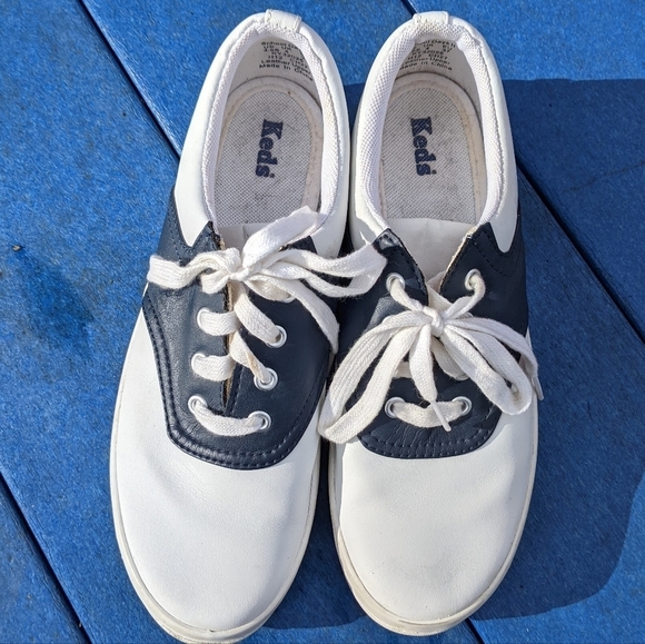 Keds Shoes Keds School Days Saddle Shoe Leather Sneakers Poshmark